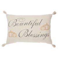Thumbnail for Harvest Blessings Bountiful Blessings Woven Pillow 14x22 - The Fox Decor