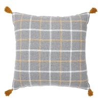 Harvest Blessings Woven Plaid Pillow 18x18 - The Fox Decor