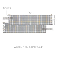 Harvest Blessings Woven Plaid Runner 12x48 - The Fox Decor