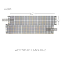 Harvest Blessings Woven Plaid Runner 12x60 - The Fox Decor