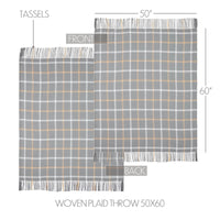 Thumbnail for Harvest Blessings Woven Plaid Throw 50x60 - The Fox Decor