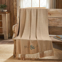 Harvest Blessings Blessed & Bountiful Woven Throw 50x60 - The Fox Decor
