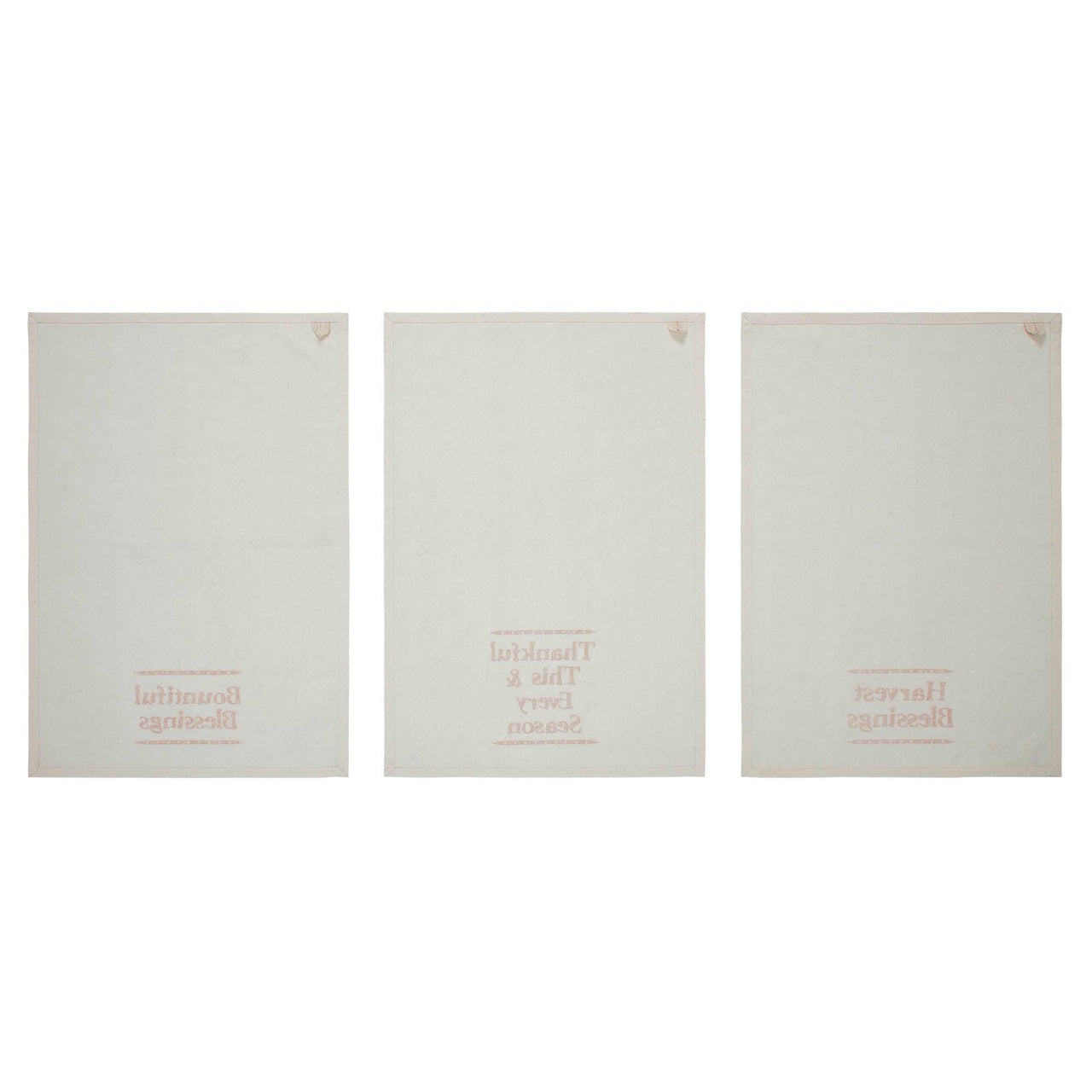 Harvest Blessings Tea Towel Set of 3 19x28 - The Fox Decor