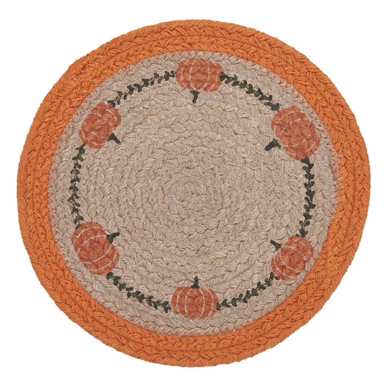 Harvest Blessings Natural Stencil Pumpkin Trivet 8 - The Fox Decor