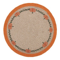 Thumbnail for Harvest Blessings Natural Stencil Pumpkin Trivet 12 - The Fox Decor