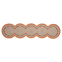 Thumbnail for Harvest Blessings Natural Stencil Pumpkin Runner 12x48 - The Fox Decor