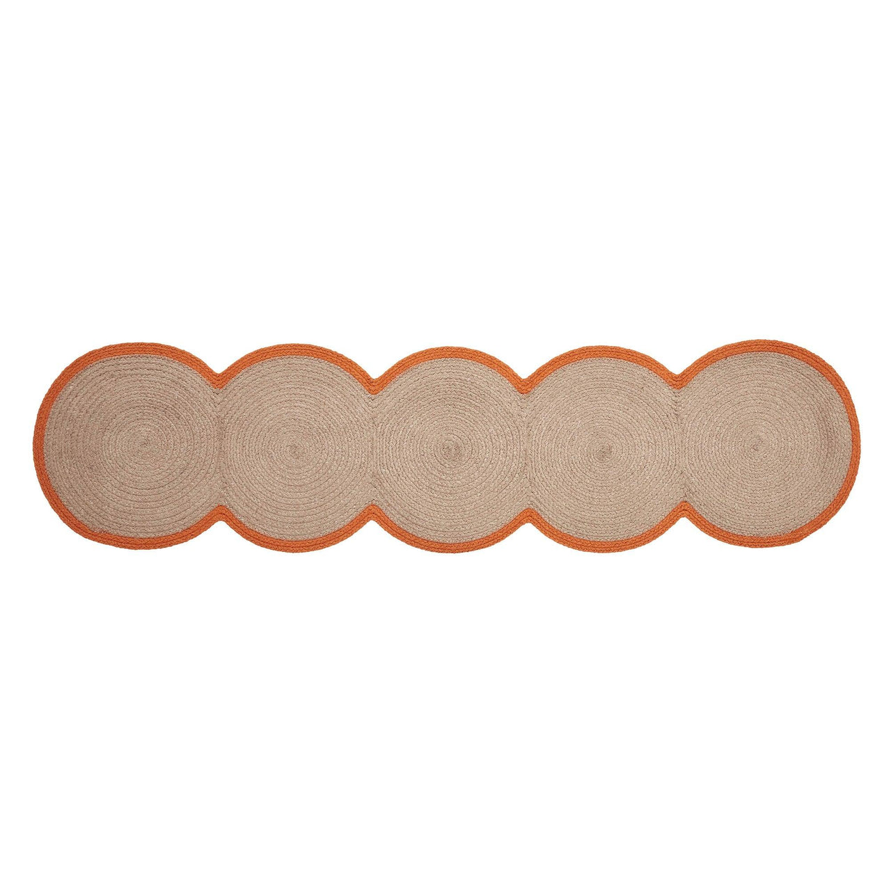 Harvest Blessings Natural Stencil Pumpkin Runner 12x48 - The Fox Decor