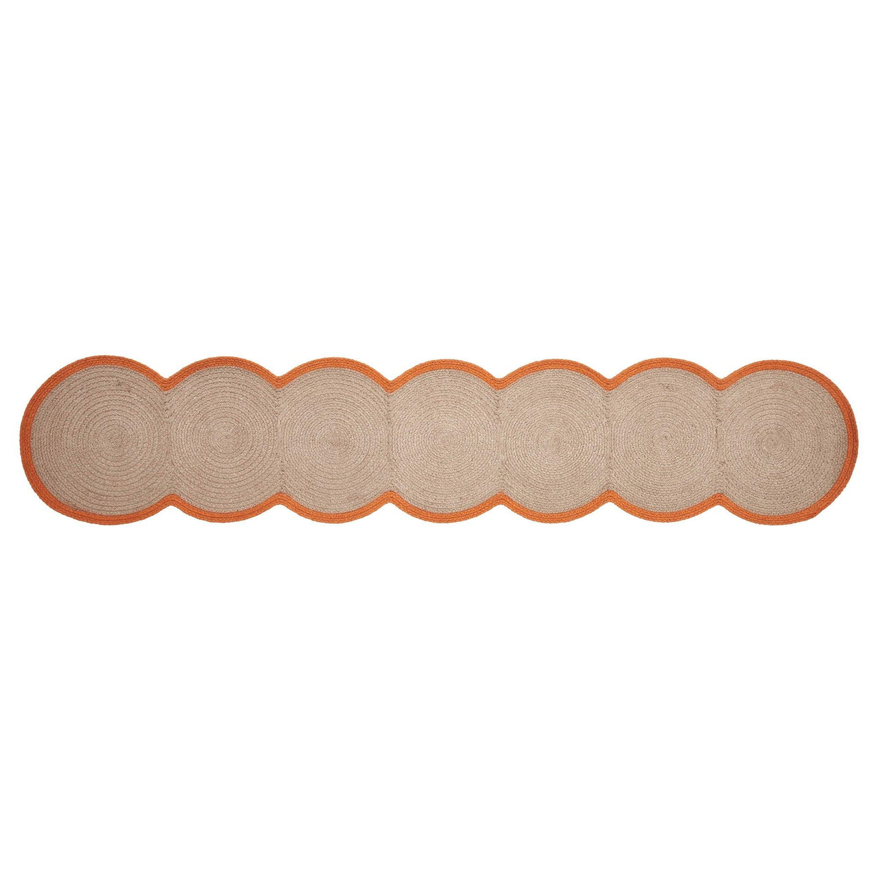 Harvest Blessings Natural Stencil Pumpkin Runner 12x60 - The Fox Decor