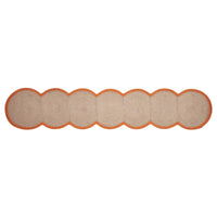 Harvest Blessings Natural Stencil Pumpkin Runner 12x60 - The Fox Decor