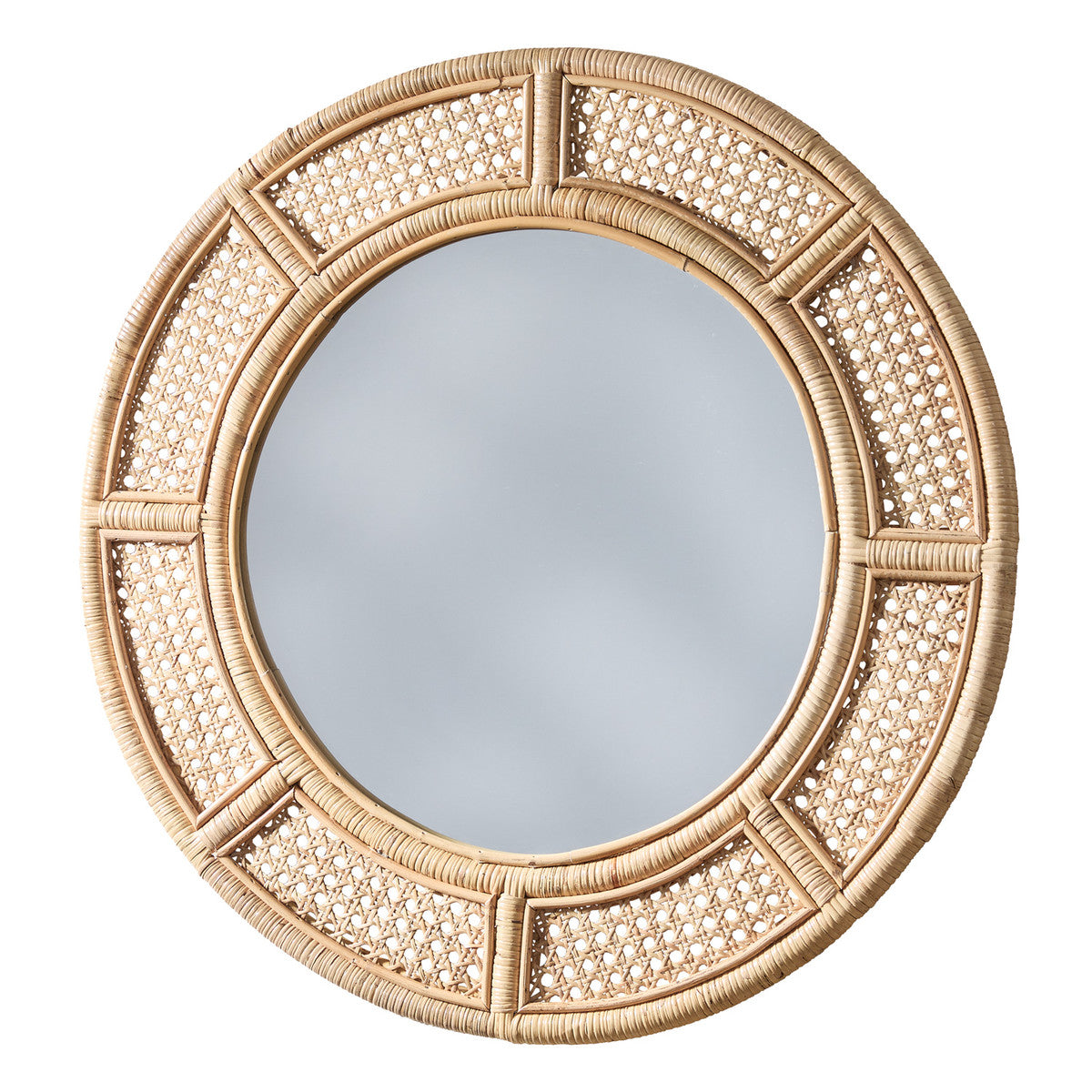Cane Round Mirror 23" Dia - Park Designs - The Fox Decor