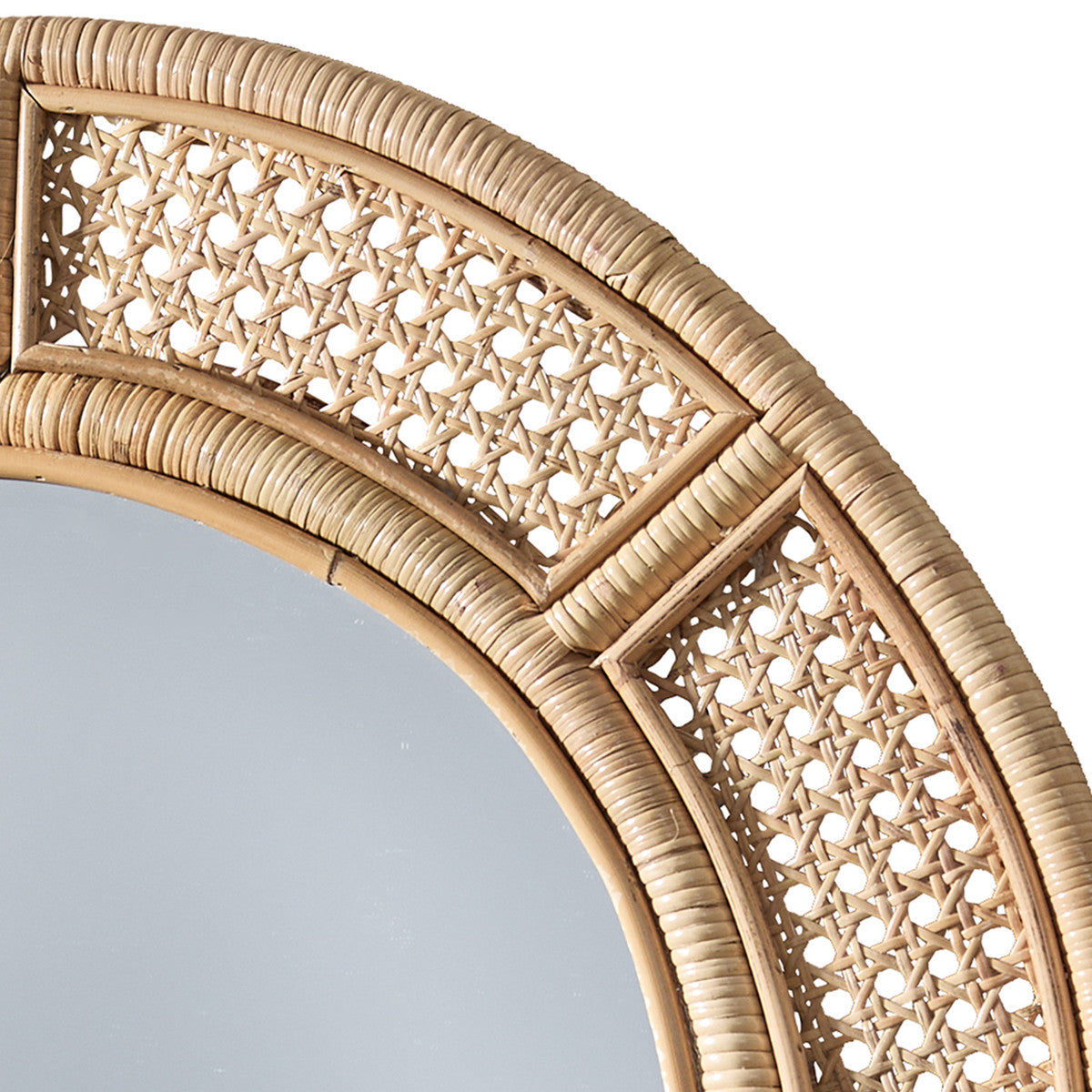 Cane Round Mirror 23" Dia - Park Designs - The Fox Decor