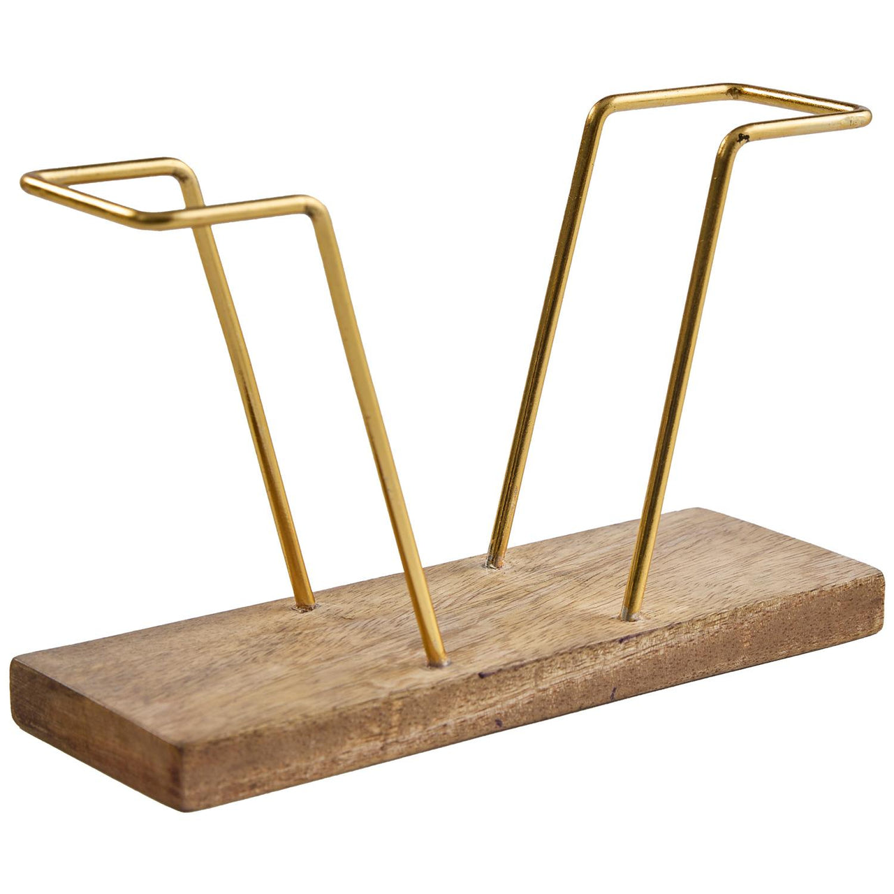 Wood Gold Bar Napkin Holder - The Fox Decor