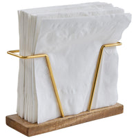 Thumbnail for Wood Gold Bar Napkin Holder - The Fox Decor