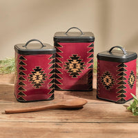 Thumbnail for Red Dawn Canisters - Set of 2Park Designs - The Fox Decor