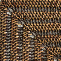 Rattan Square Charger - Rustic - The Fox Decor