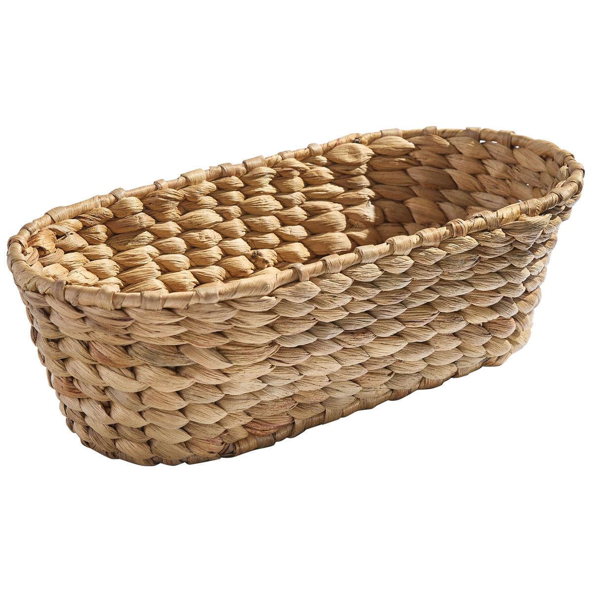 Oval Hyacinth Basket - Small - The Fox Decor