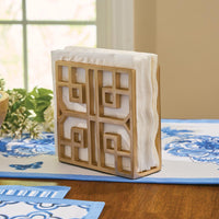 Patricia Heaton Home Signature Gold Napkin Holder - The Fox Decor