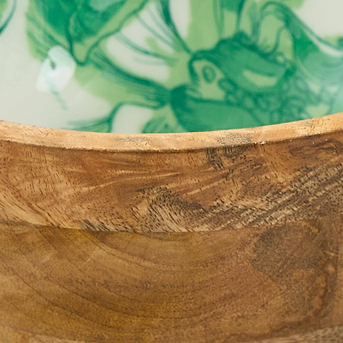 Patricia Heaton Home Florals And Flitters Serving Bowls - Set Of 2 Green Park Designs - The Fox Decor