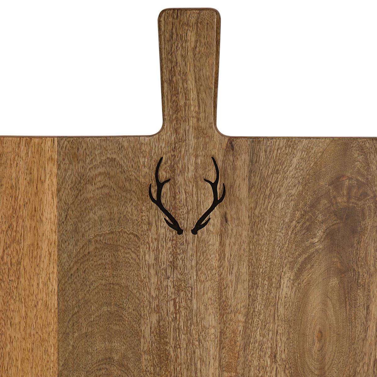 Eva & Co Antler Rectangle Charcuterie Board - Park Designs - The Fox Decor