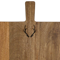 Eva & Co Antler Rectangle Charcuterie Board - Park Designs - The Fox Decor
