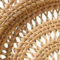 Rattan Spiral Charger - The Fox Decor