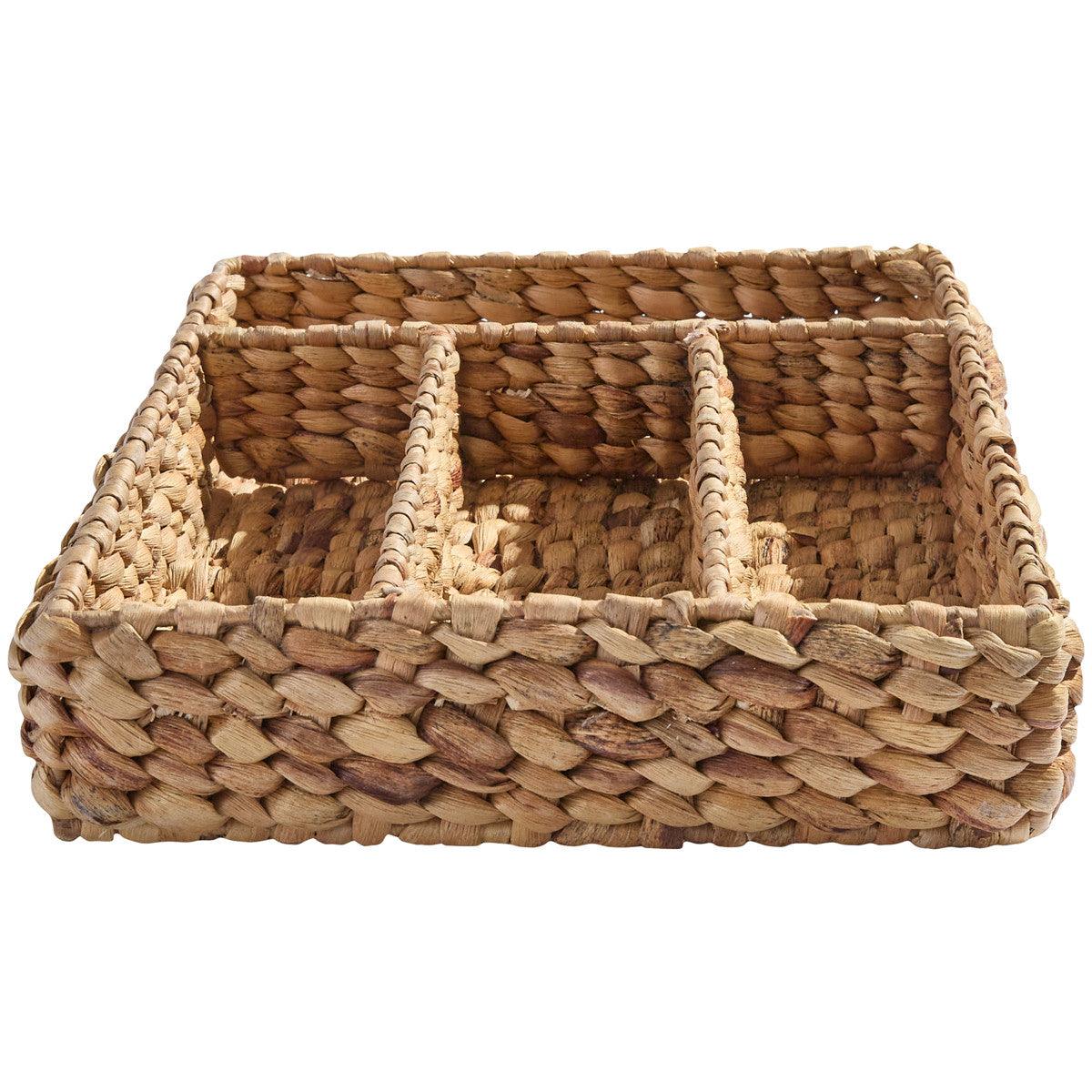 Water Hyacinth Cutlery Basket - Park Designs - The Fox Decor