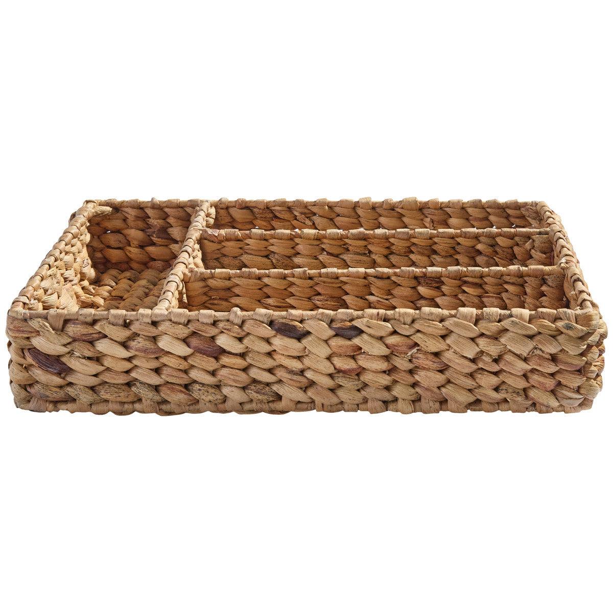 Water Hyacinth Cutlery Basket - Park Designs - The Fox Decor