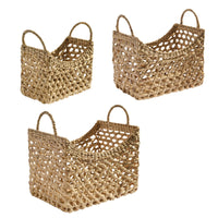 Thumbnail for Water Hyacinth Baskets - Set of 3 Park Designs
