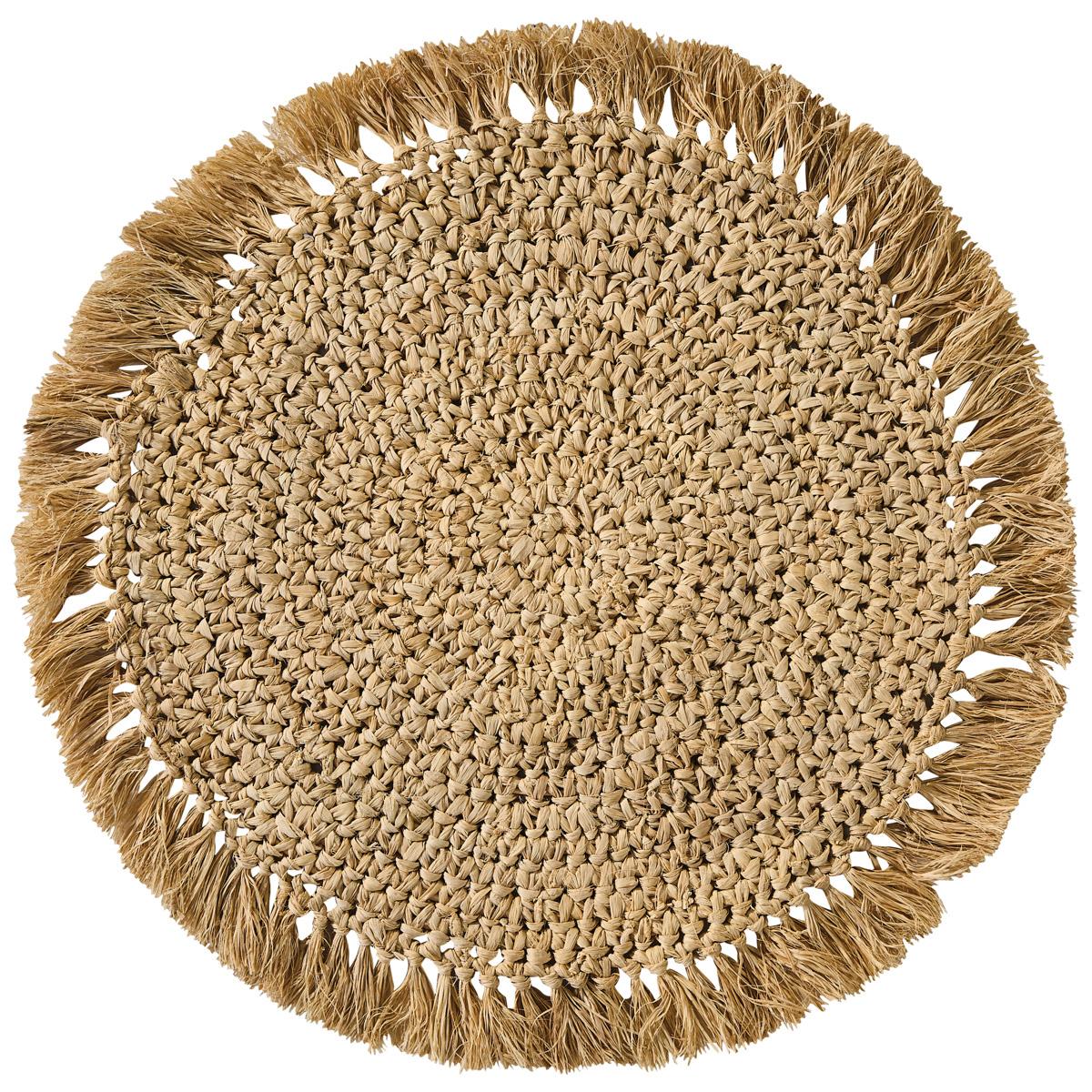 Raffia Charger - The Fox Decor