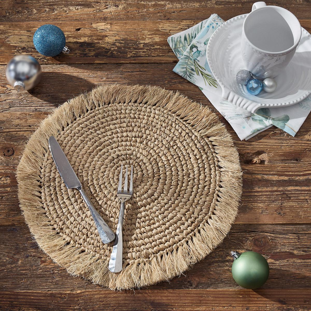 Raffia Charger - The Fox Decor