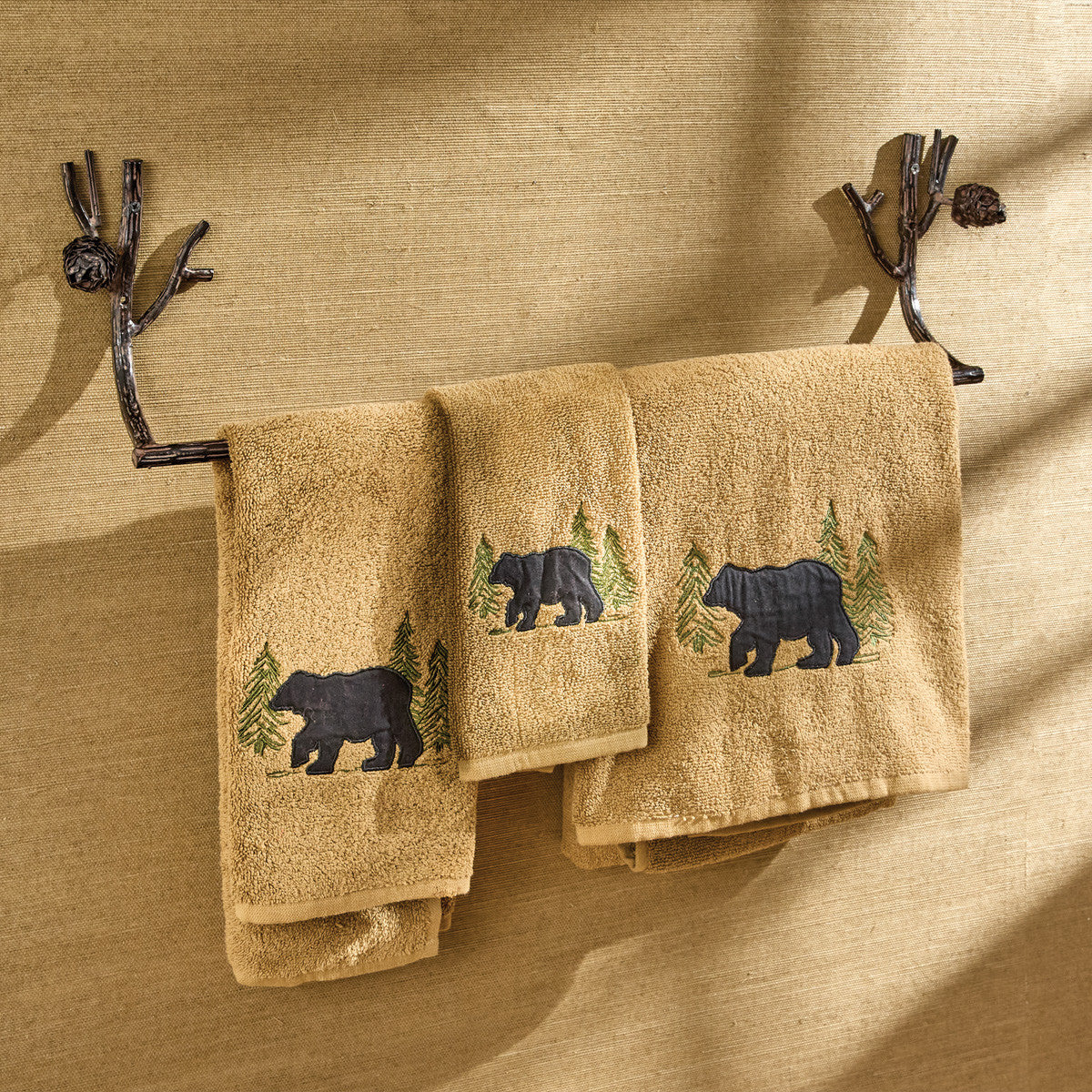 Tall Pines Towel Bar 24" - Set of 2 Park Designs - The Fox Decor