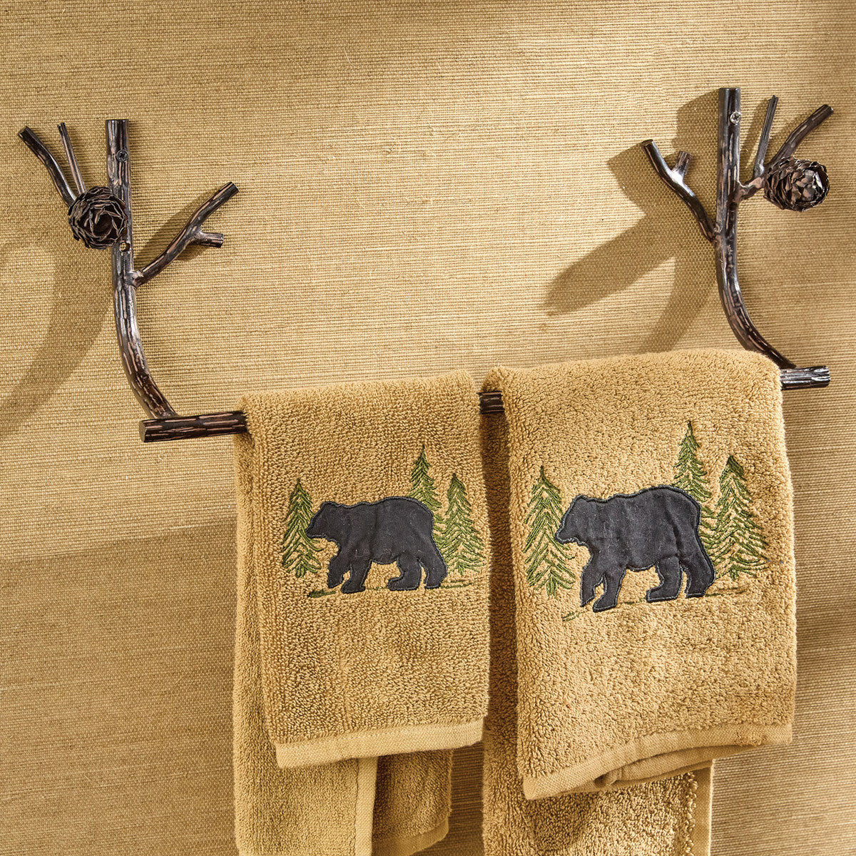 Tall Pines Towel Bar 16" - Set of 2 Park Designs - The Fox Decor