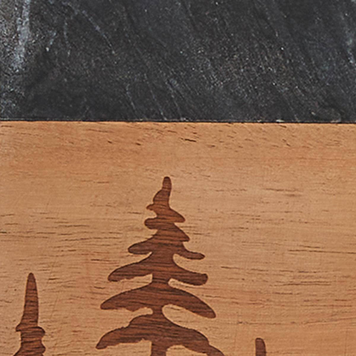 Tree Tops Marble-Wood Cutting Board & Spreader - Park Designs - The Fox Decor