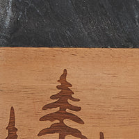 Thumbnail for Tree Tops Marble-Wood Cutting Board & Spreader - Park Designs