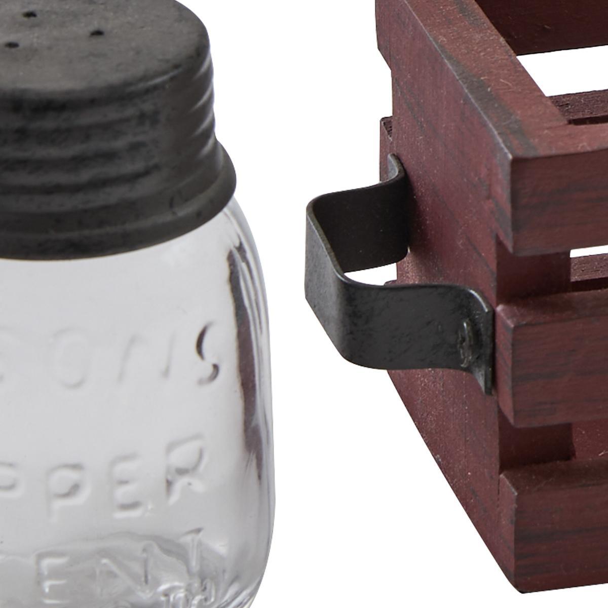 Cozy Farmhouse Salt And Pepper With Caddy - Park Designs - The Fox Decor