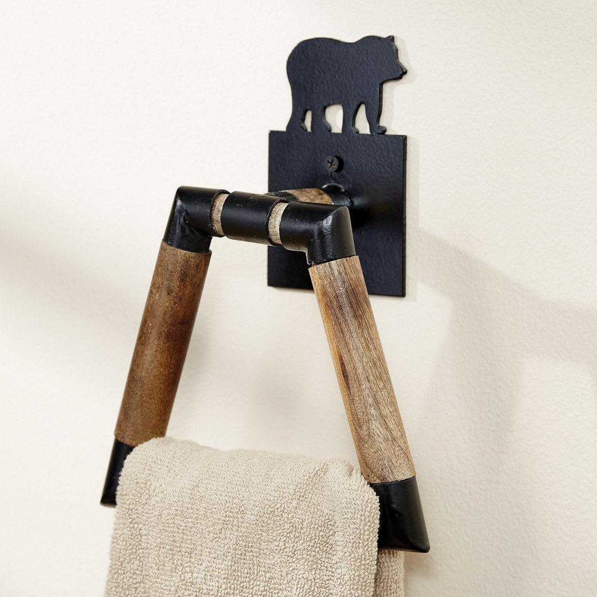 Wild Woods Bear Ring Hook - Park Designs - The Fox Decor