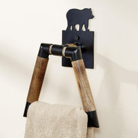 Wild Woods Bear Ring Hook - Park Designs - The Fox Decor