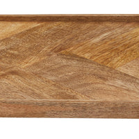 Herringbone Footed Serving Board Large - Park Designs - The Fox Decor