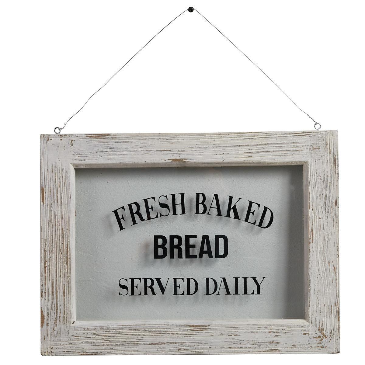 Farmhouse Framed Glass - Fresh Baked Bread Park Designs