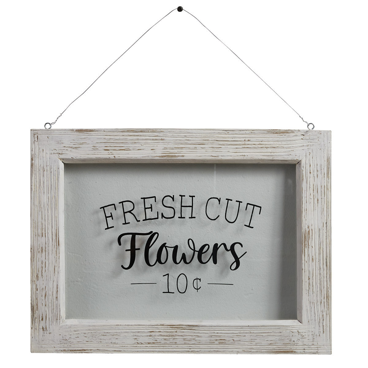 Farmhouse Framed Glass- Fresh Cut Flowers Park Designs