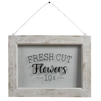 Thumbnail for Farmhouse Framed Glass- Fresh Cut Flowers Park Designs