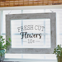 Thumbnail for Farmhouse Framed Glass- Fresh Cut Flowers Park Designs - The Fox Decor