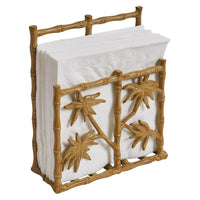 Williamsburg Bamboo Cast Metal Luncheon Napkin Holder - The Fox Decor