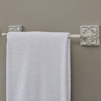 Distressed Tile Towel Bar - 16