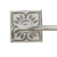 Distressed Tile Towel Bar - 16