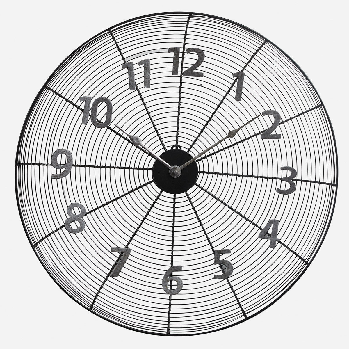 Wire Fan Cover Clock - Park Designs