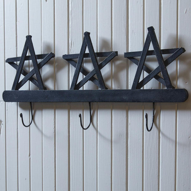 Tobacco Star Triple Hook - Park Designs - The Fox Decor