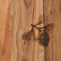 Thumbnail for Rustic Wood Canister - Small Park Designs - The Fox Decor