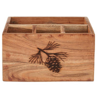 Thumbnail for Rustic Wood Utensil Caddy - park Designs