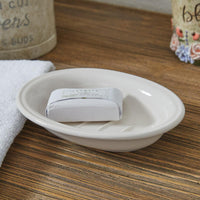 Ironstone Oval Soap Dish - Park Designs - The Fox Decor